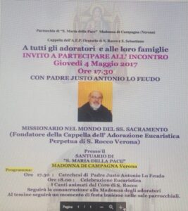 2017-05-04 – Incontro con P Justo Lofeudo MSE – Verona