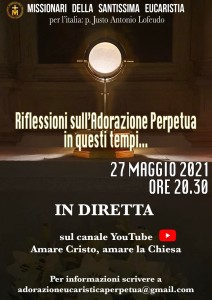 Incontro DAL VIVO con P Justo Lofeudo MSE