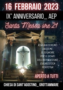 2023-02-16 – 9° anniversario AEP – Sant’Agostino – Grottammare AP