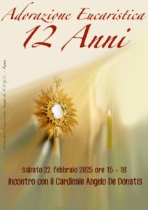 2025-02-22 12° anniversario AEP – Preziosissimo Sangue di Nostro Signore Gesù Cristo – Roma