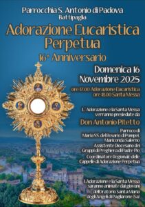 2025-11-16 – 16° anniversario AEP – Sant’Antonio da Padova – Battipaglia (SA)