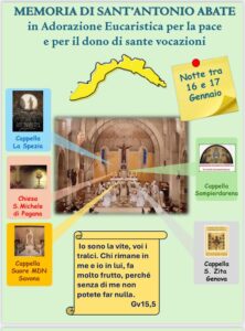 2026-01-16 – Notte di adorazione fra le caep della Liguria