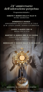 2026-03-11 Anniversario adorazione perpetua Fiesso d’Artico